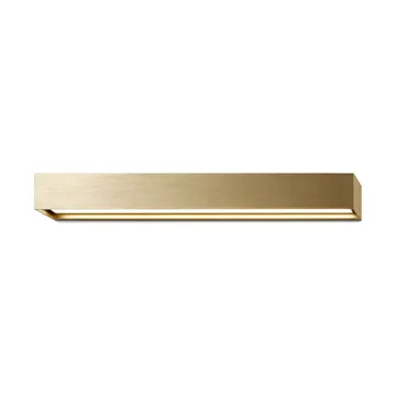 Linea W3 wall lamp switch tune - Brass, 7x60 cm - Light-Point