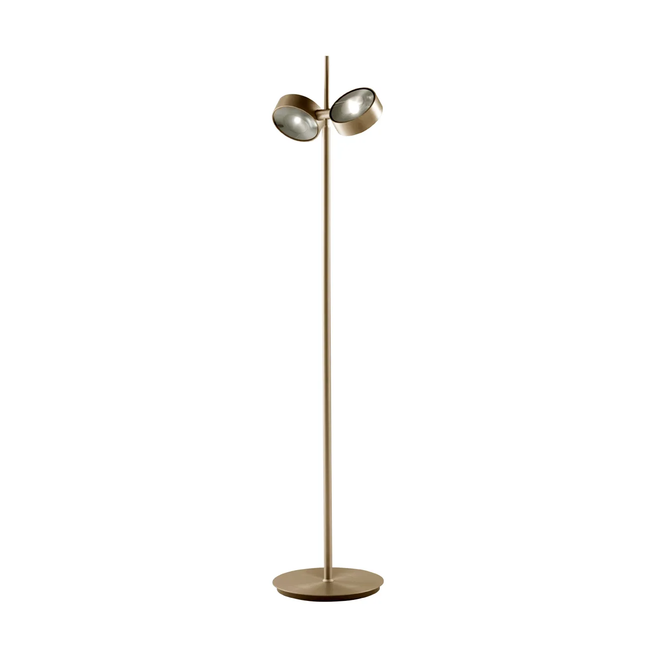 Orbit floor lamp, Brass Light-Point