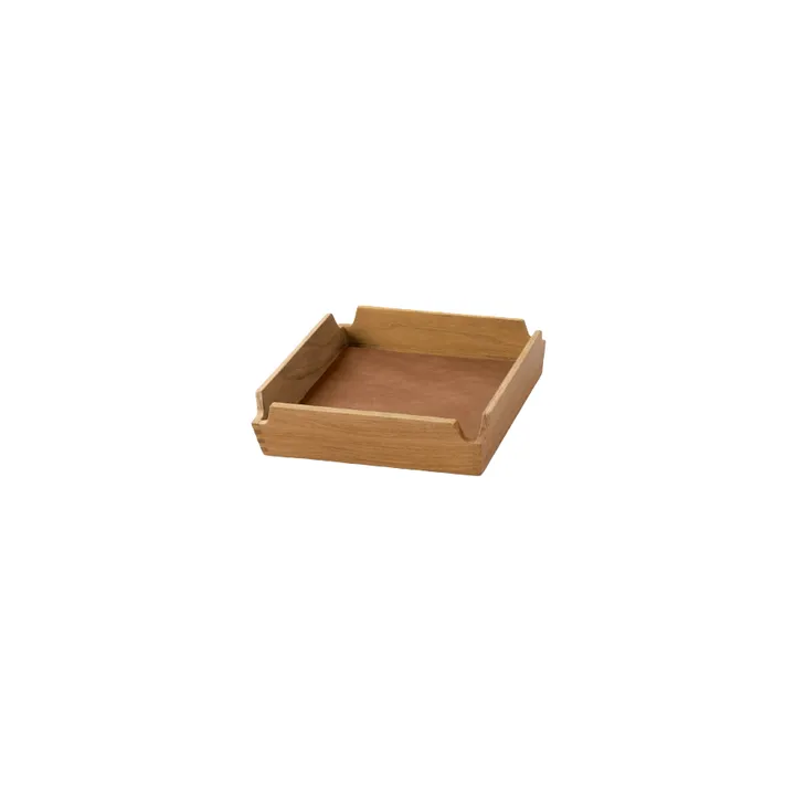 Airy Nupo tray - Nature-teak, mini - LIND DNA