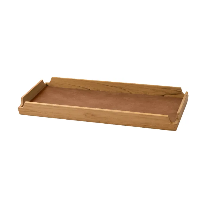Airy Nupo tray - Nature-teak, slim - LIND DNA