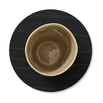 Buffalo coaster circle - black - LIND DNA