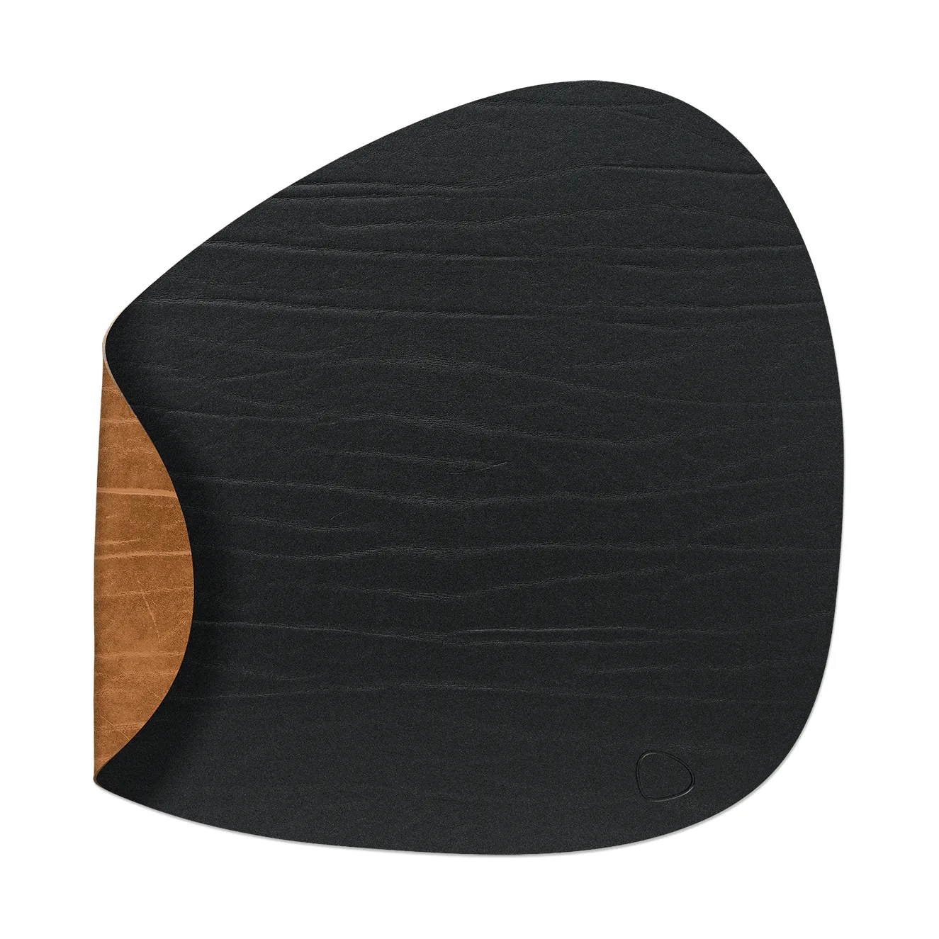 Buffalo placemat reversible curve L 1 pcs, black-nature LIND DNA
