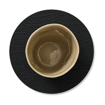 Bull coaster circle - black - LIND DNA