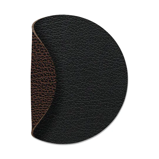 Bull coaster reversible circle 1 pcs - black-brown - LIND DNA