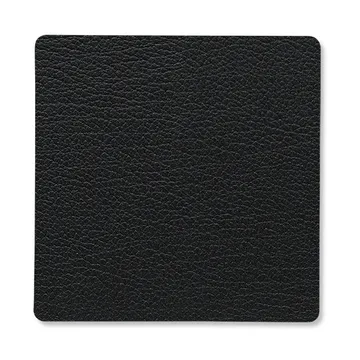 Bull coaster square - black - LIND DNA