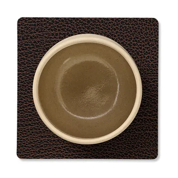 Bull coaster square - brown - LIND DNA