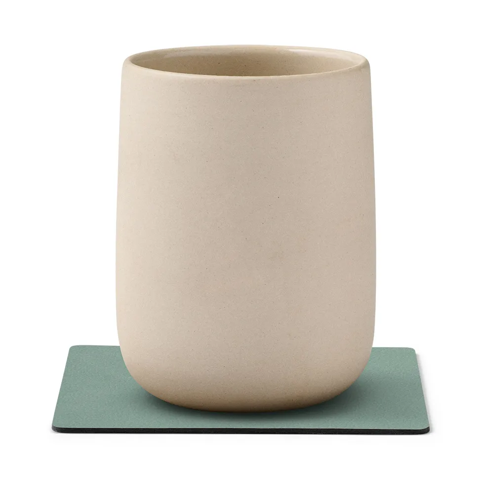 Cloud-Nupo coaster reversible square 1 pcs, anthracite-pastel green LIND DNA