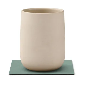 Cloud-Nupo coaster reversible square 1 pcs - anthracite-pastel green - LIND DNA