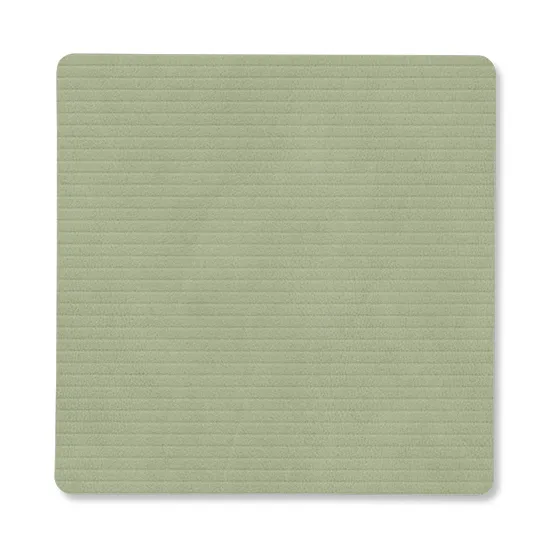 Corduroy coaster square - Olive Green - LIND DNA