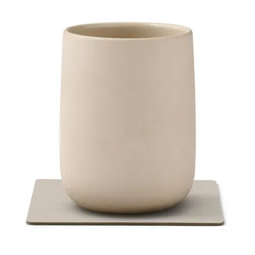 Corduroy coaster square - Oyster White - LIND DNA