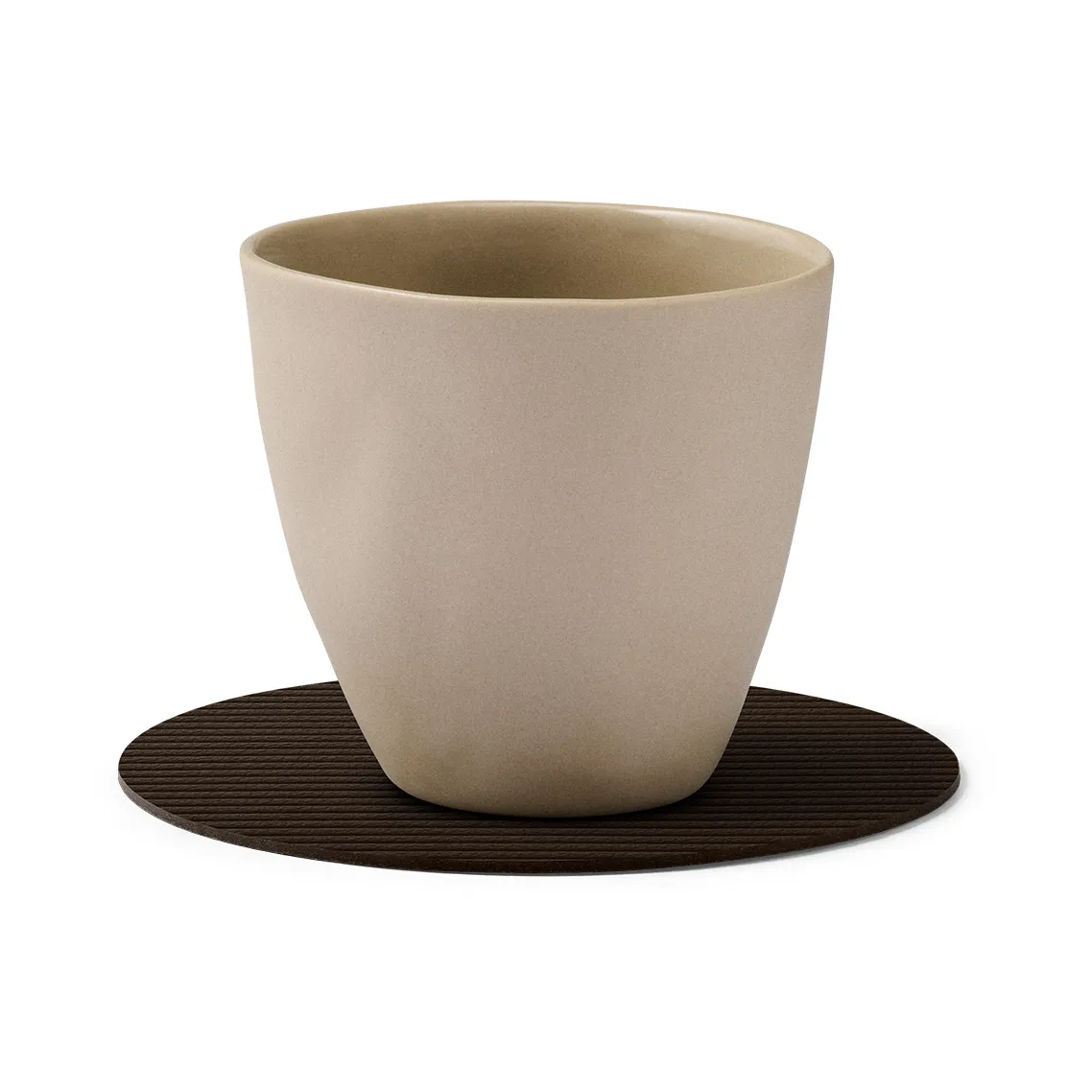 Corduroy coasters, Hazel, circle LIND DNA