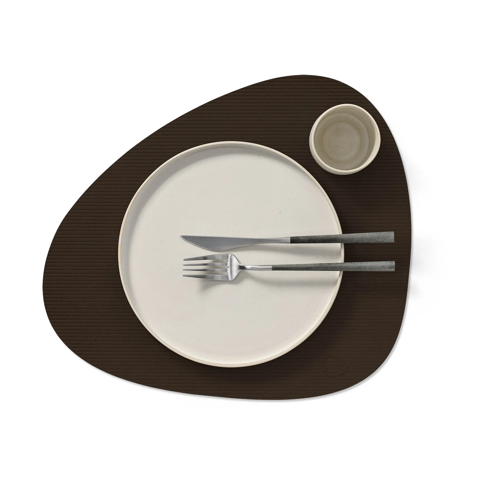 Corduroy placemat curve L, Hazel LIND DNA