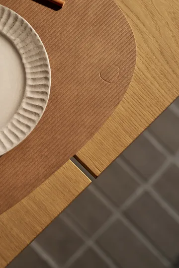 Corduroy placemat curve L - Nature - LIND DNA
