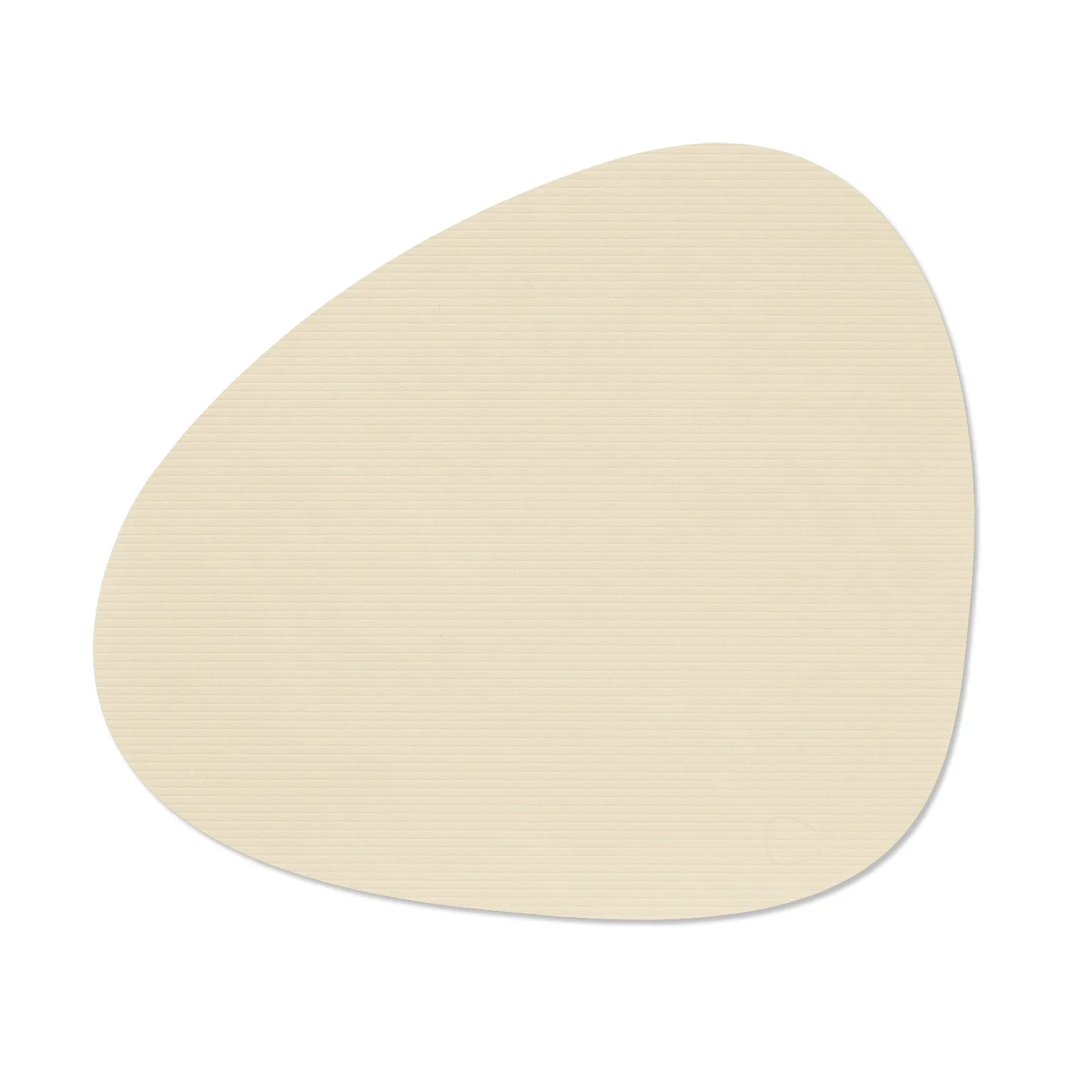 Corduroy placemat curve L, Vanilla LIND DNA