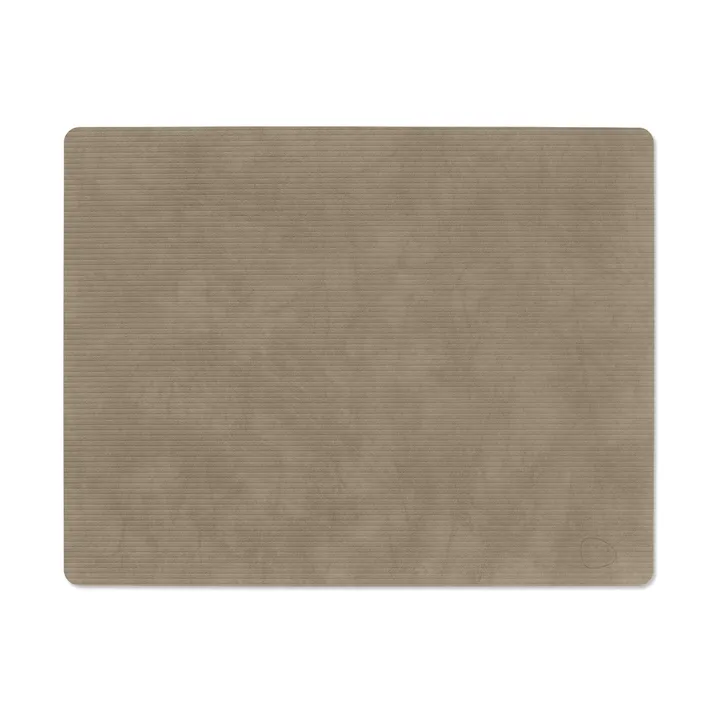 Corduroy placemat square L - Nomad Grey - LIND DNA