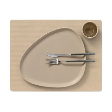Corduroy placemat square L - Sand - LIND DNA