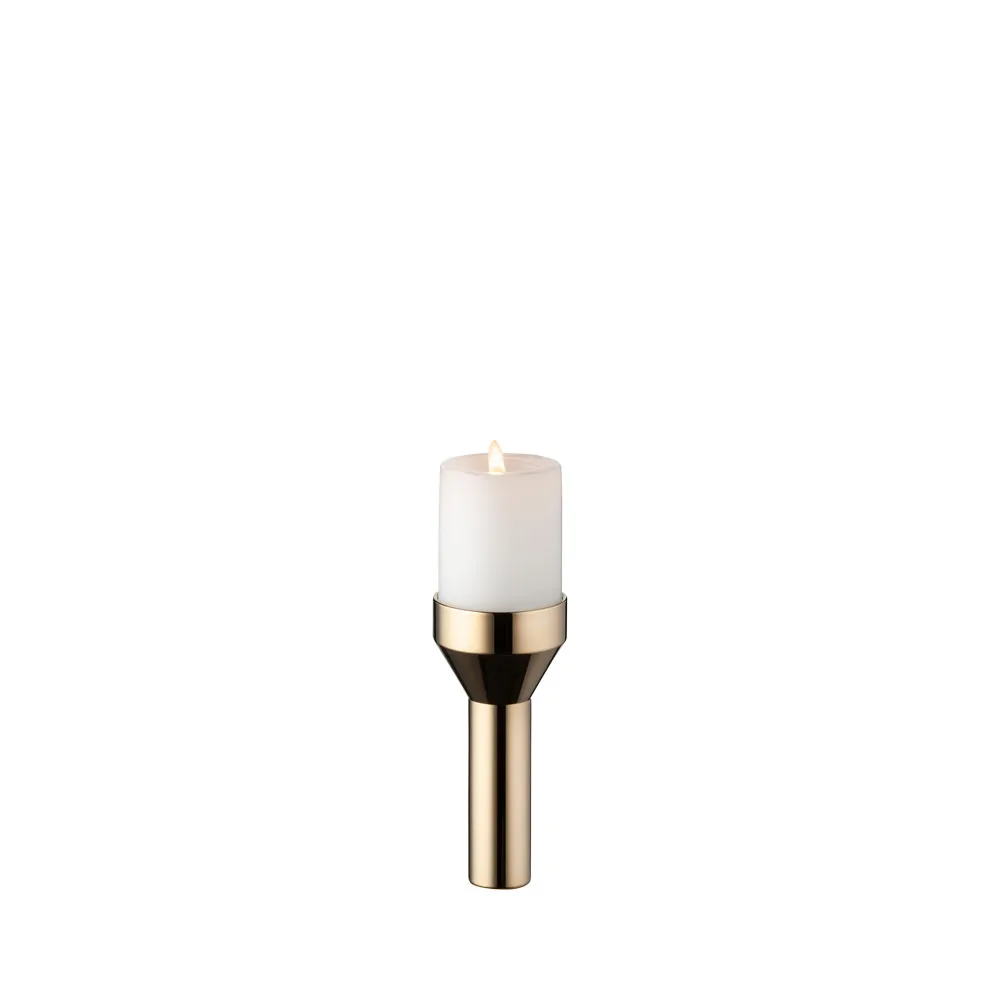 Curve Candlestick, Gold, pillar LIND DNA