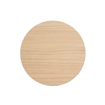 Cut & Serve circle round chopping board S - Ash - LIND DNA