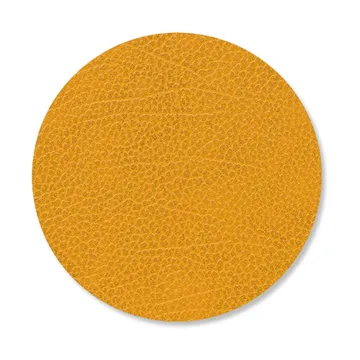 Hippo coaster circle - curry - LIND DNA