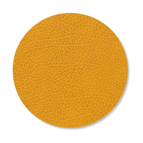 Hippo coaster circle - curry - LIND DNA