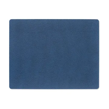 Hippo placemat square - marine blue - LIND DNA