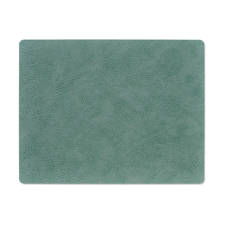Hippo placemat square - pastel green - LIND DNA
