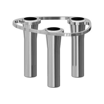 Lind Curve combinable candle sticks chrome - Triple - LIND DNA
