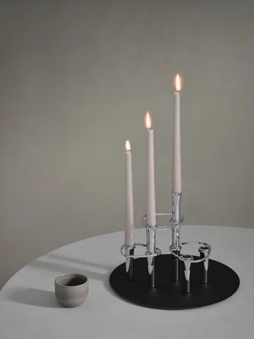 Lind Curve combinable candle sticks chrome - Triple - LIND DNA