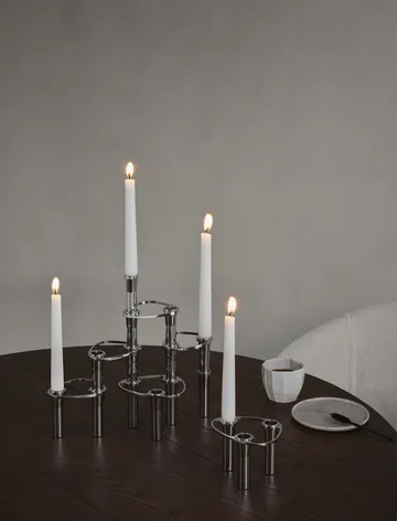 Lind Curve combinable candle sticks chrome - Triple - LIND DNA