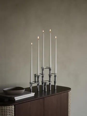Lind Curve combinable candle sticks chrome - Triple - LIND DNA