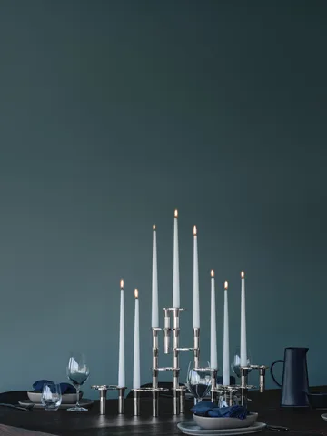 Lind Curve combinable candle sticks chrome - Triple - LIND DNA