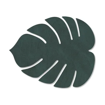 Monstera Leaf Nupo coaster - Dark green - LIND DNA