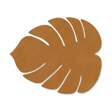 Monstera Leaf Nupo placemat S - Burned curry - LIND DNA