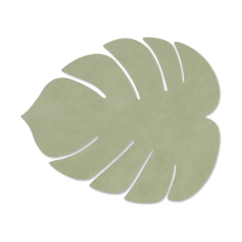 Monstera Leaf Nupo placemat S, Olive green LIND DNA
