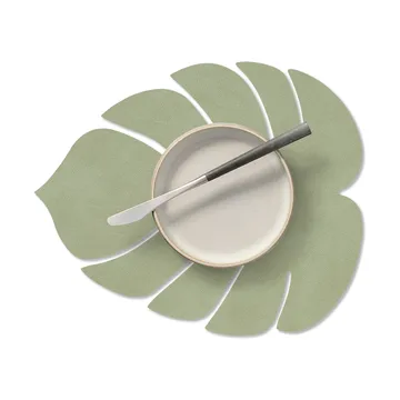 Monstera Leaf Nupo placemat S - Olive green - LIND DNA