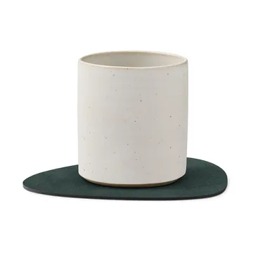 Nupo coaster curve reversible 1 pcs - Dark green-olive green - LIND DNA