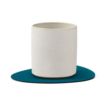 Nupo coaster curve reversible 1 pcs - Midnight blue-petrol - LIND DNA