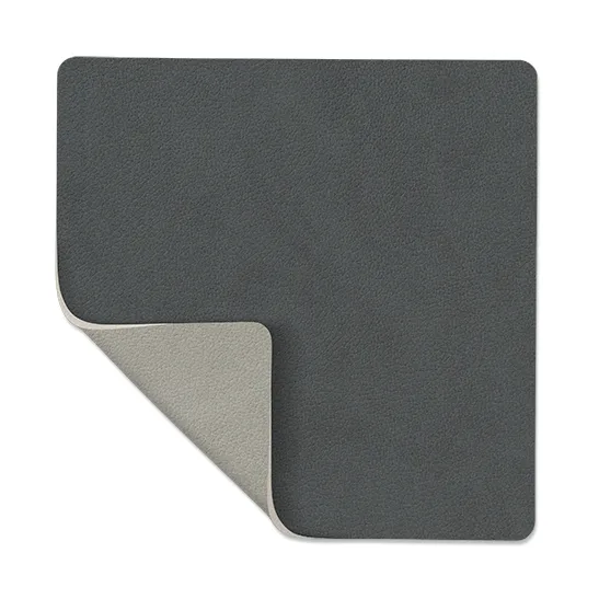 Nupo coaster reversible square 1 pc, anthracite-light grey LIND DNA