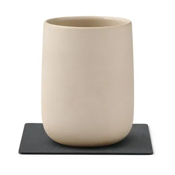 Nupo coaster reversible square 1 pc - anthracite-light grey - LIND DNA