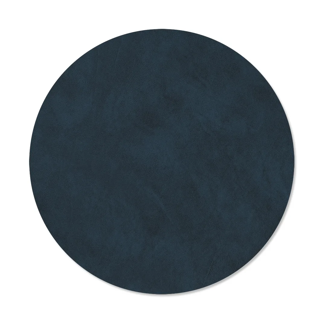 Nupo placemat circle reversible M 1 pcs, Midnight blue-petrol LIND DNA
