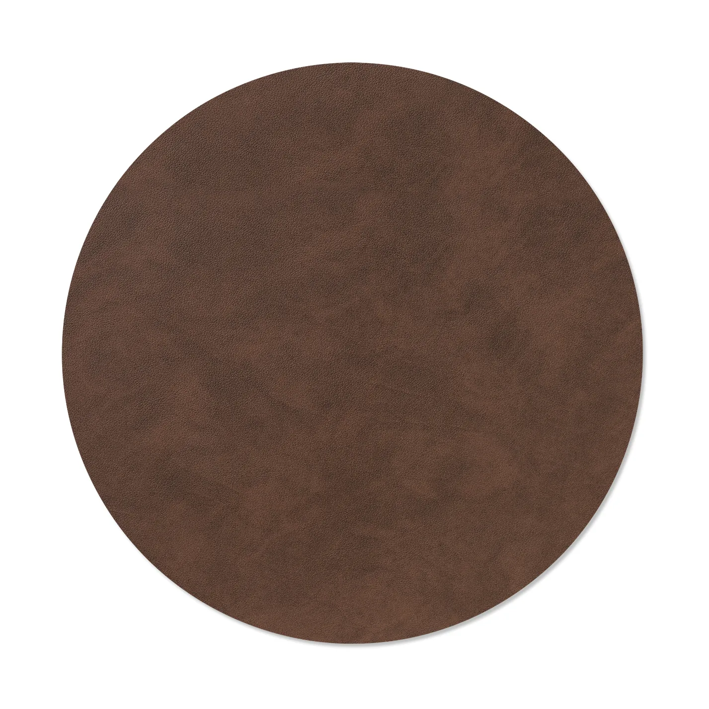 Nupo placemat circle XL, Dark brown LIND DNA