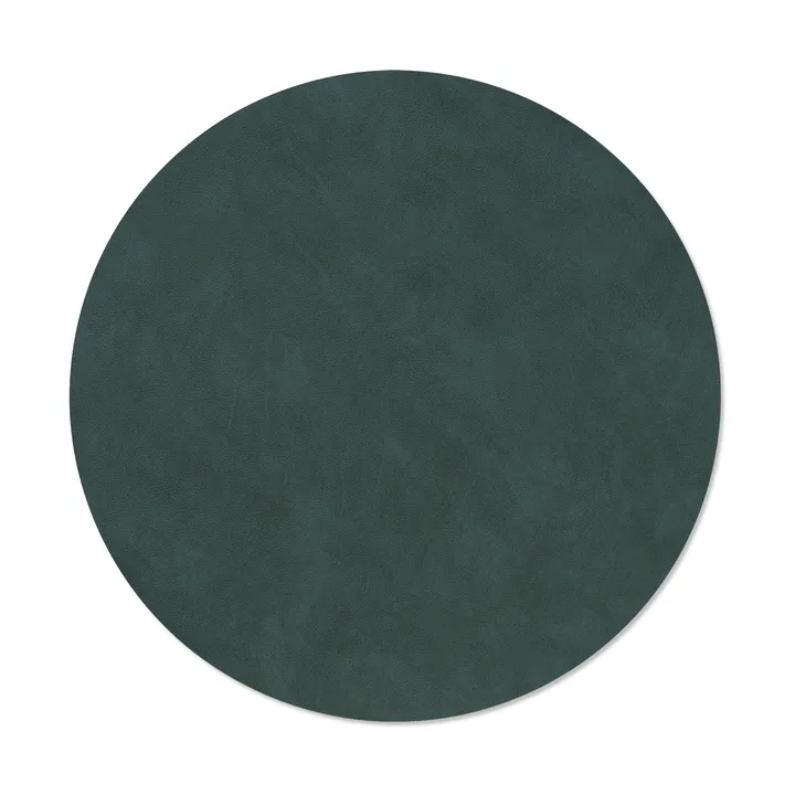Nupo placemat circle XL - Dark green - LIND DNA