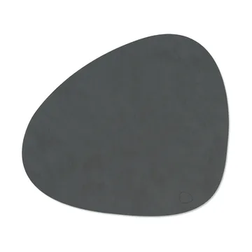 Nupo placemat curve L - anthracite grey - LIND DNA