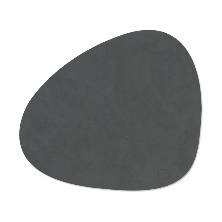 Nupo placemat curve L - anthracite grey - LIND DNA