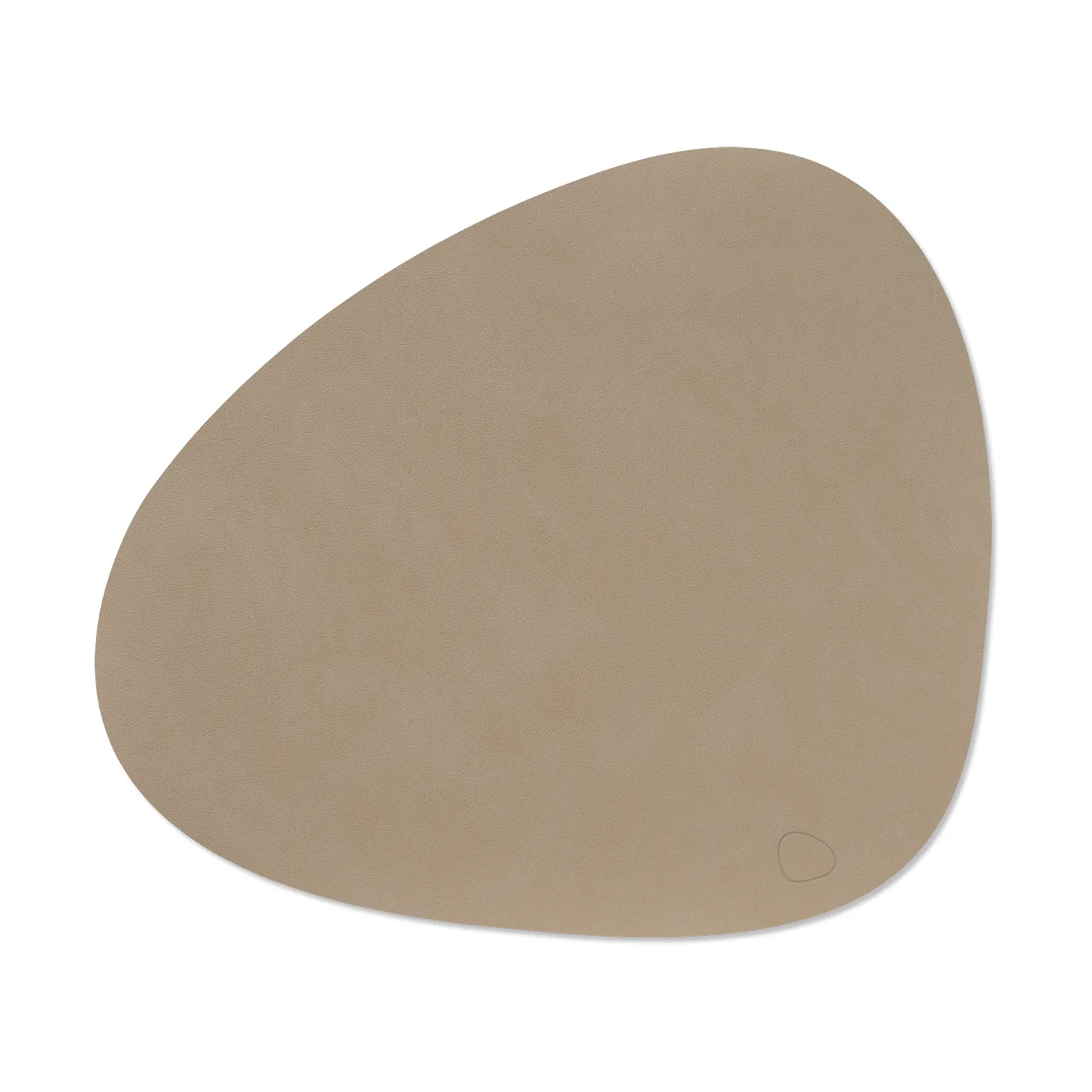 Nupo placemat curve L, Clay brown LIND DNA