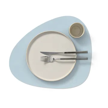 Nupo placemat curve L - Soft sky - LIND DNA