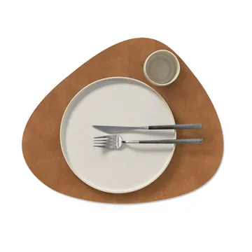 Nupo placemat reversible curve L 1 pc - Army green-nature - LIND DNA