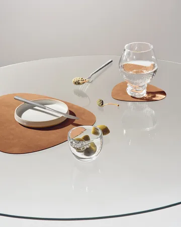 Nupo placemat reversible curve L 1 pc - Army green-nature - LIND DNA