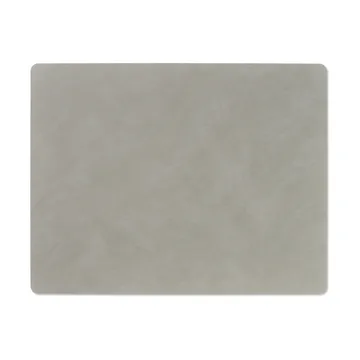 Nupo placemat reversible square L 1 pc - anthracite-light grey - LIND DNA