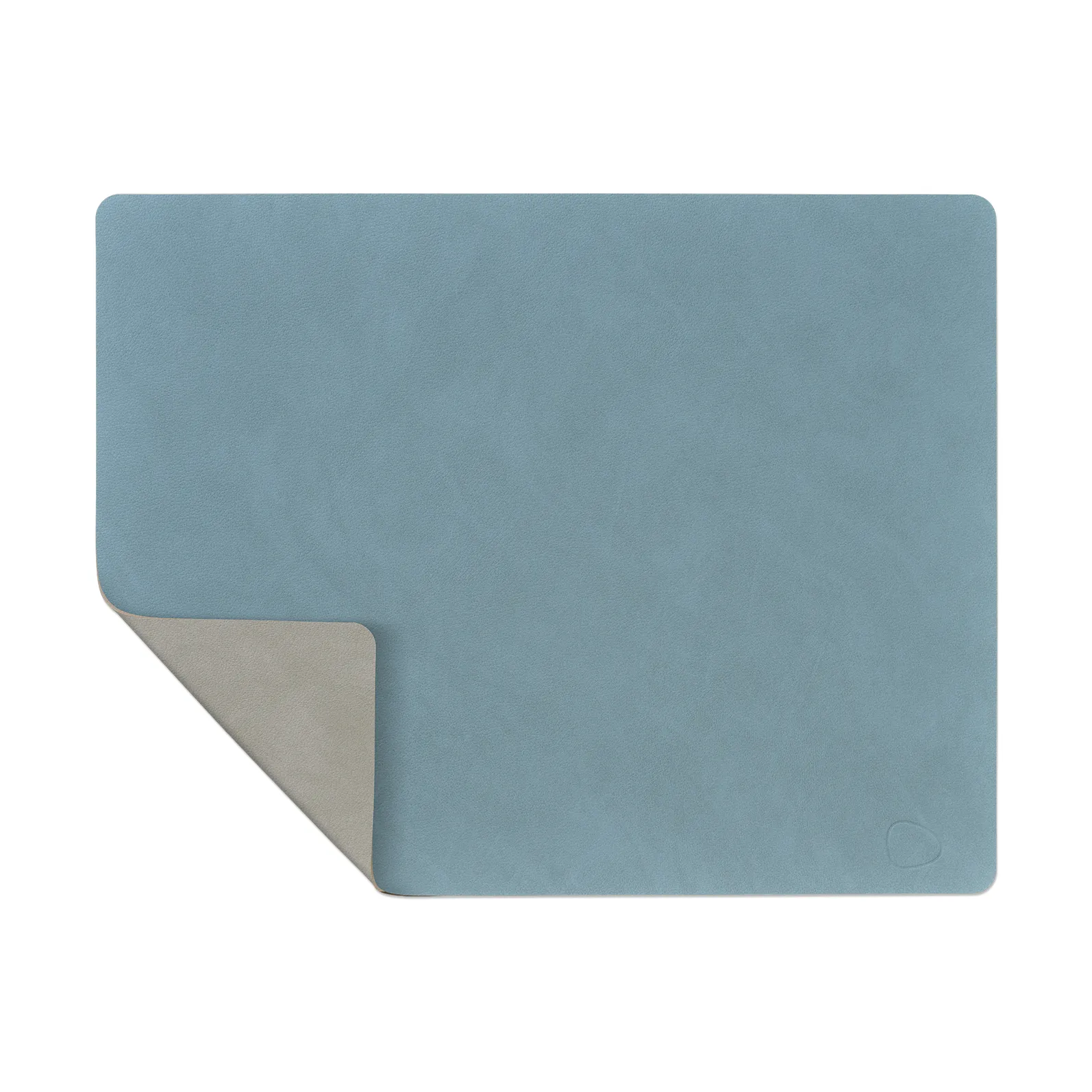 Nupo placemat reversible square L 1 pc, light blue-light grey LIND DNA